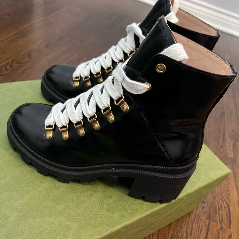 Trip Lug Sole Combat Boot (Women)
